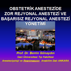 11. Ulusal Rejyonal Anestezi Derneği Kongresi
